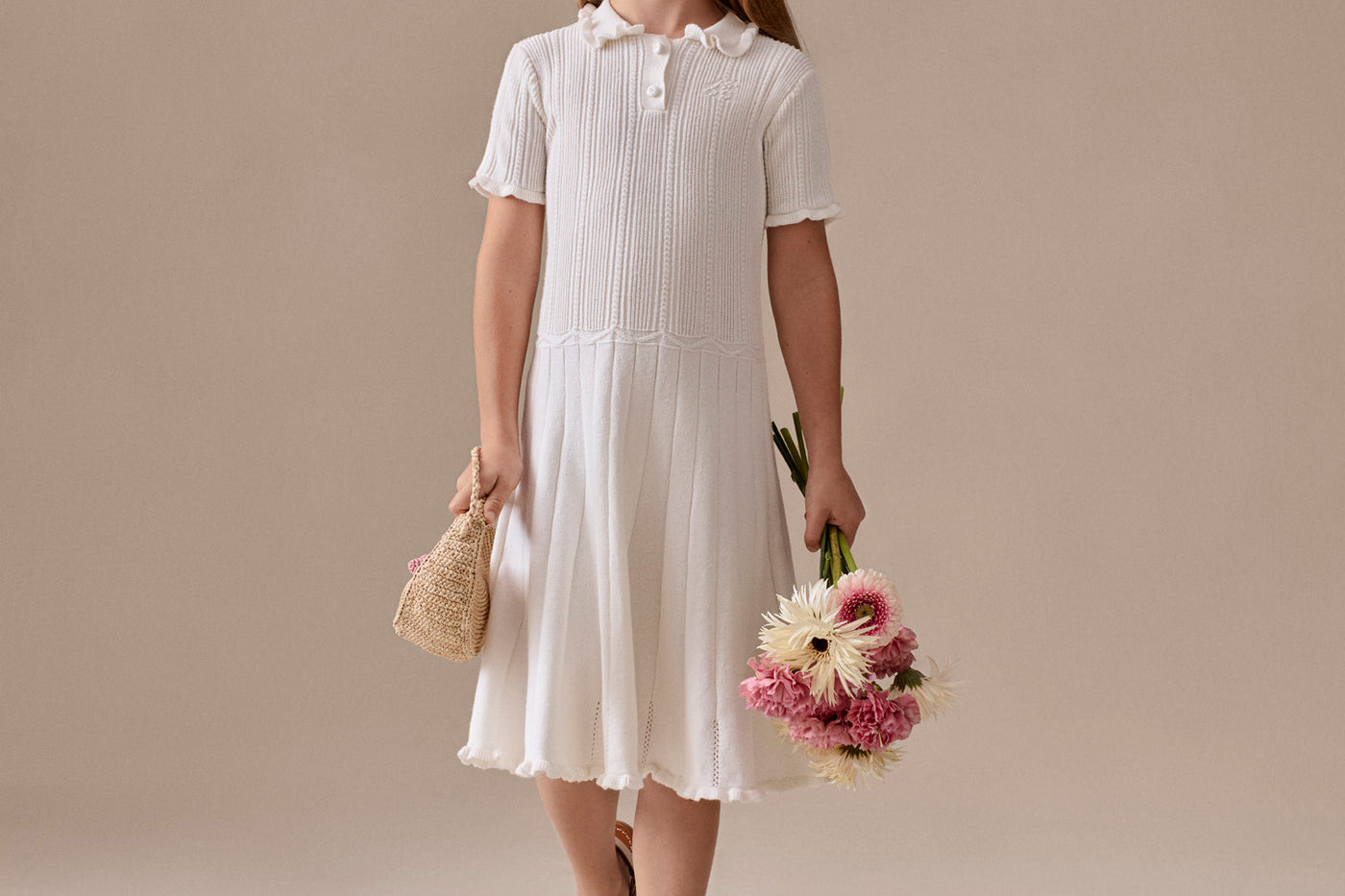 Look Bambina Estate 2026 - Abito con volant Lobelie