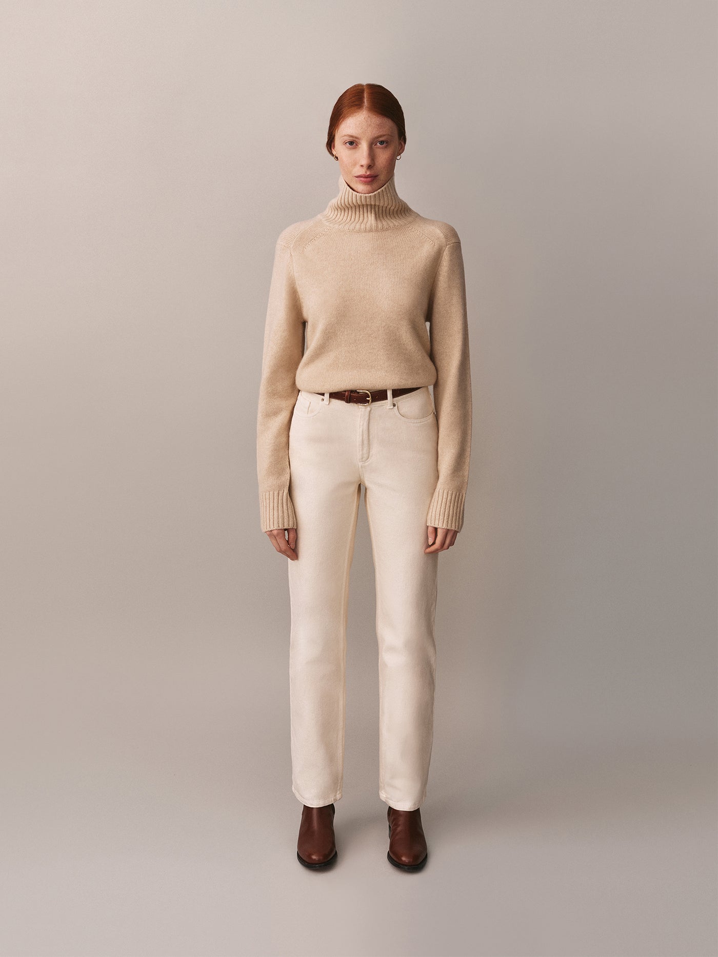 Look Femme Hiver 2025 - Pull à col roulé