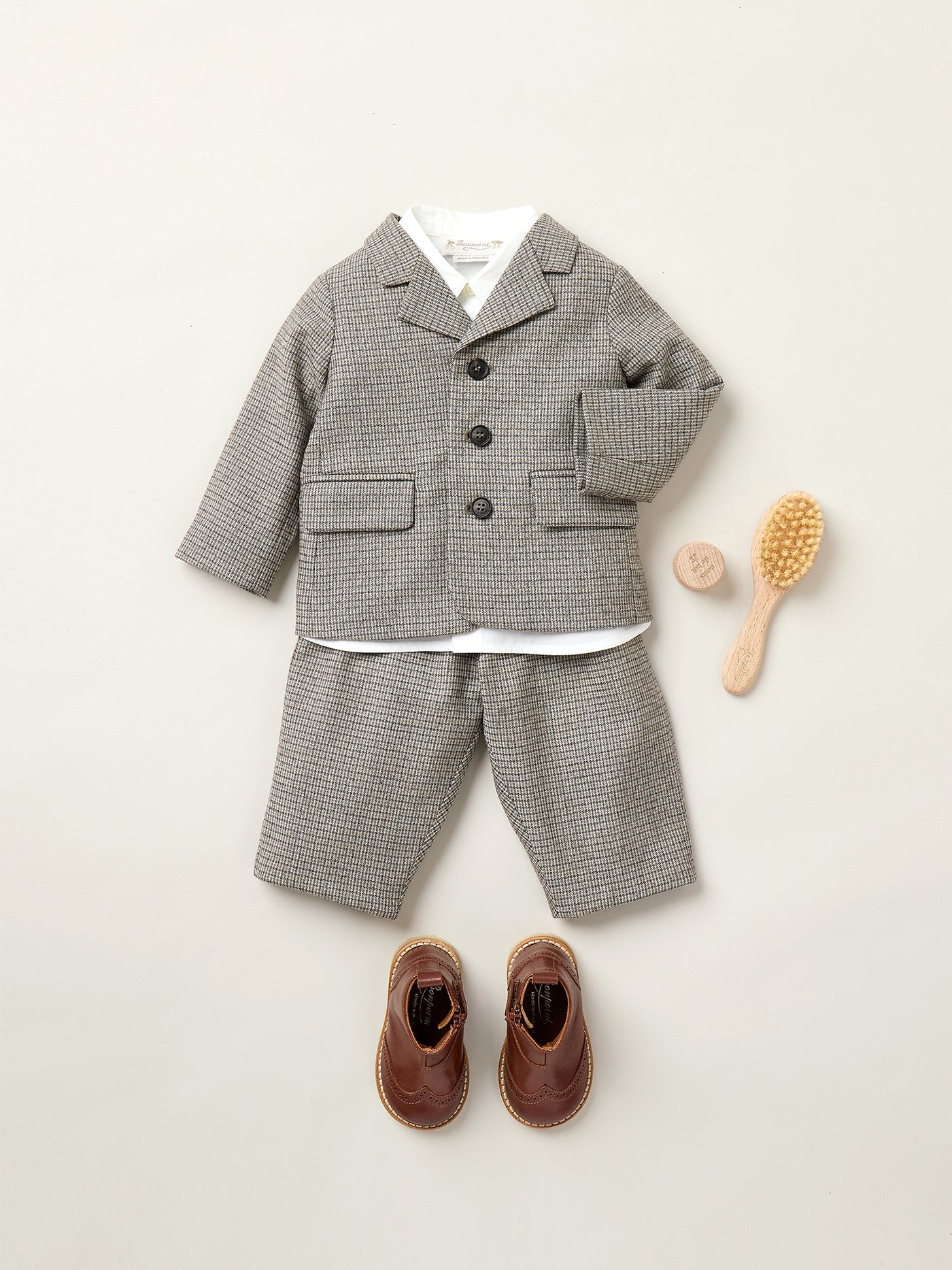 Look bébé garçon Hiver 2025 - Ensemble en Flanelle