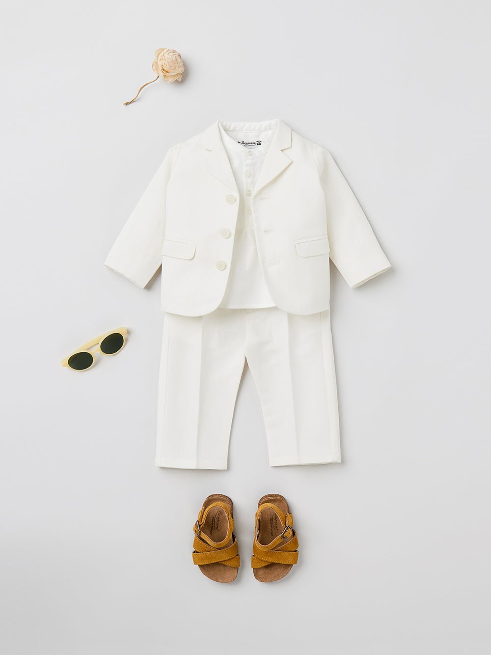 VERANO 2023 LOOK CON CHAQUETA DE CEREMONIA DE BEBÉ NIÑO