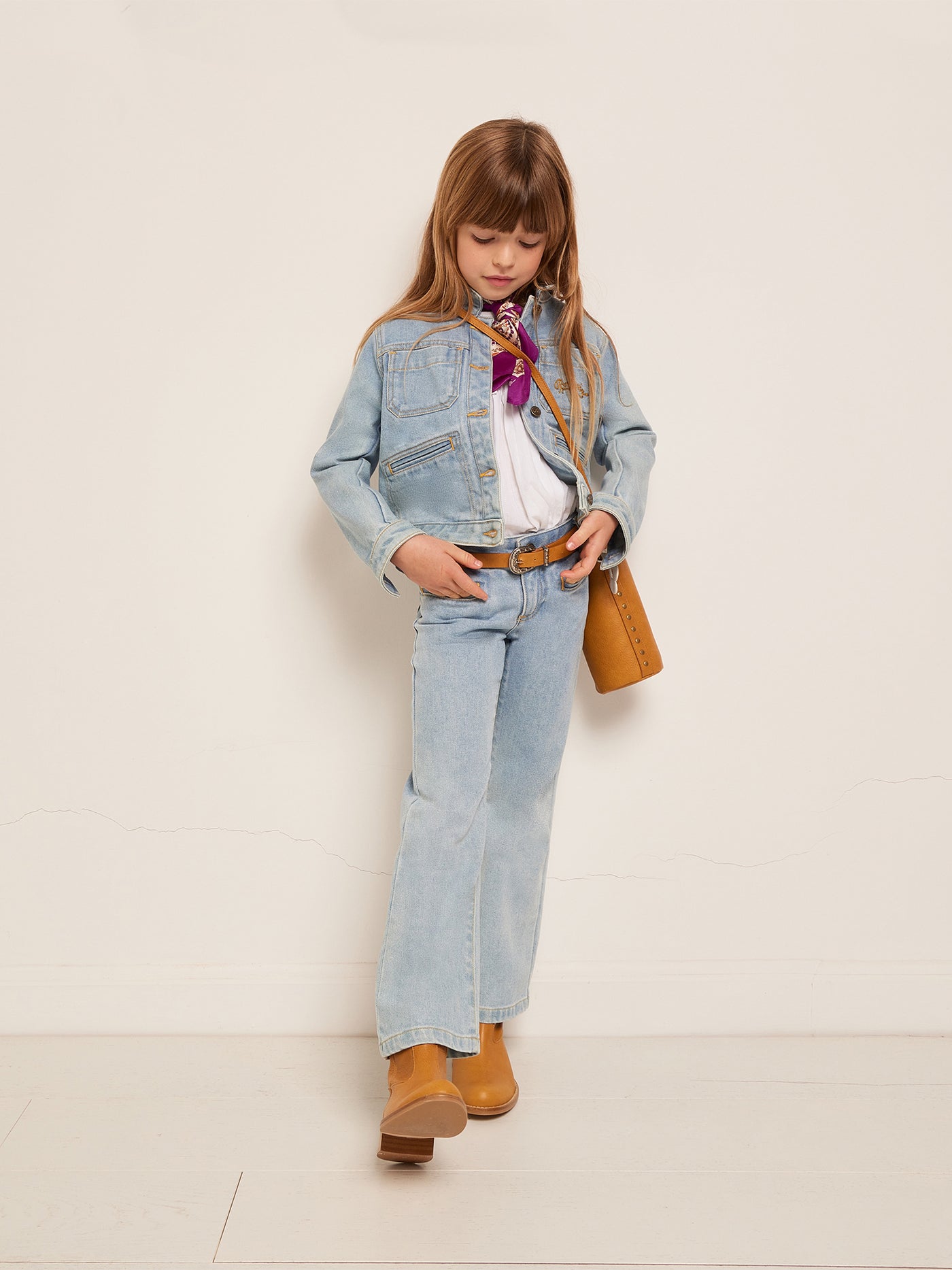 VERANO 2023 LOOK VAQUERO AZUL DE NIÑA