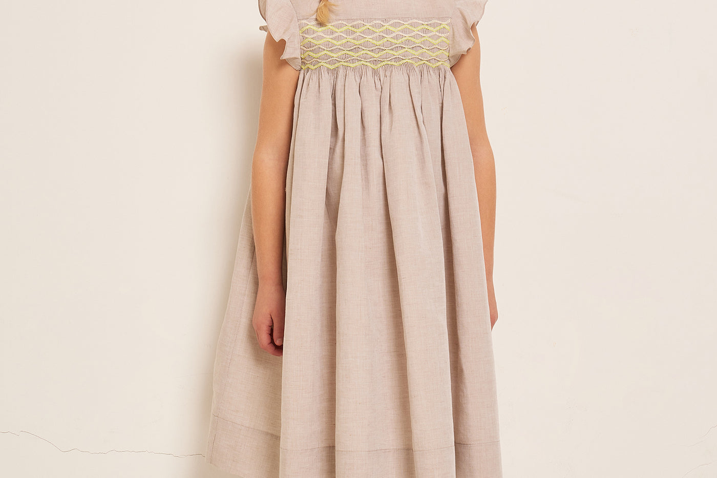 LOOK FILLE ETE 2023 ROBE PLISSEE