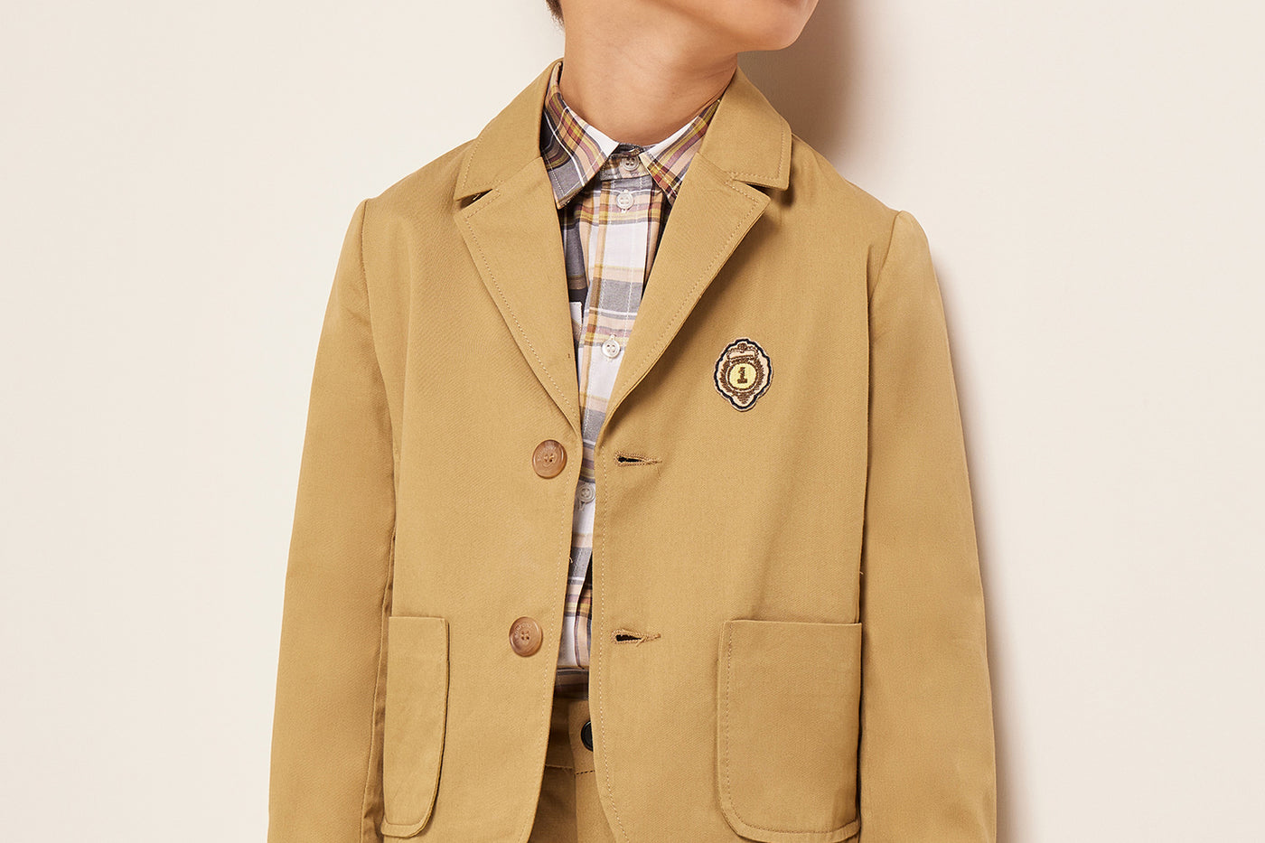 LOOK GARCON ETE 2023 VESTE EN TWILL