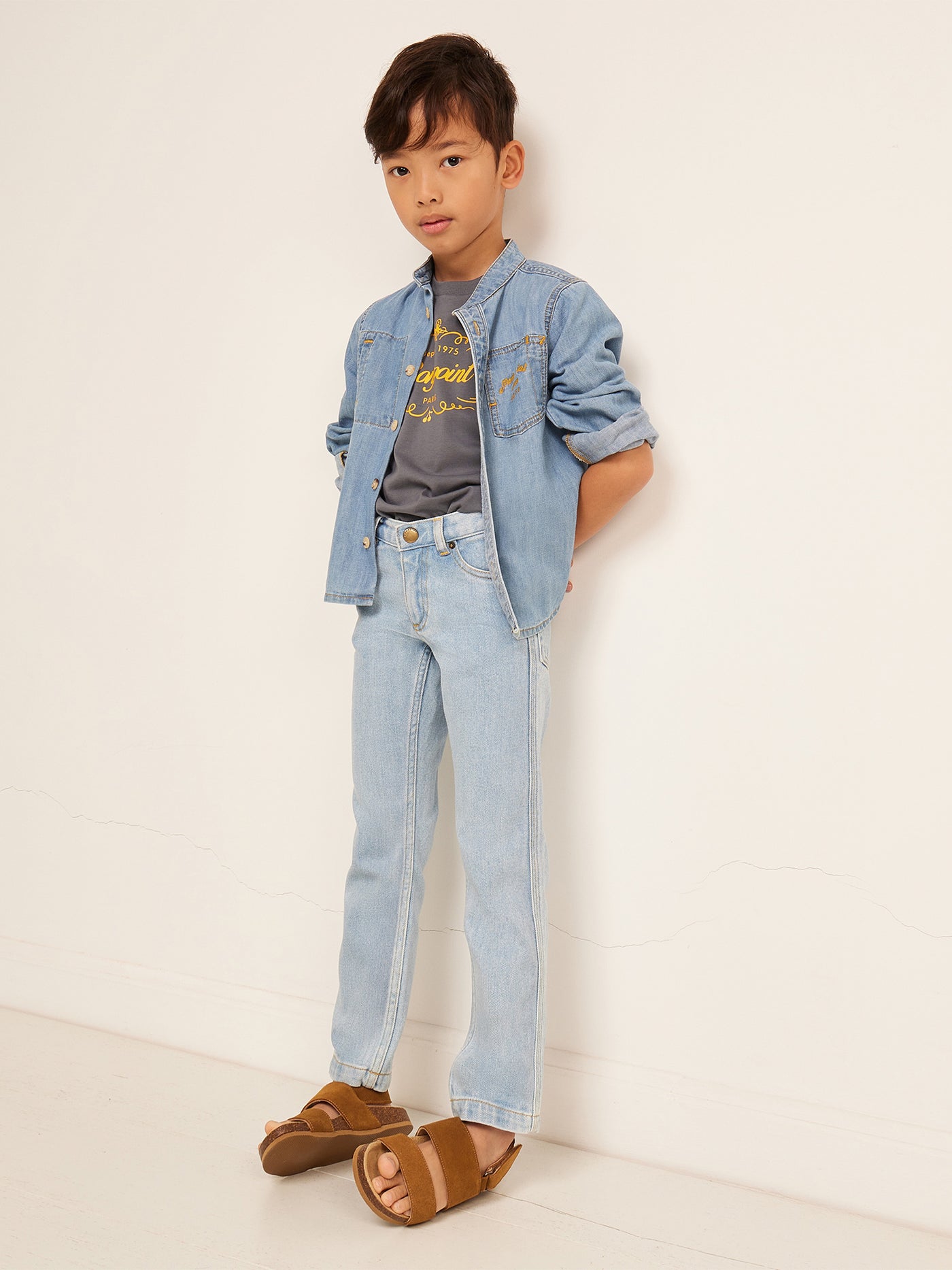 SUMMER 2023 BOY'S LOOK BLUE JEAN