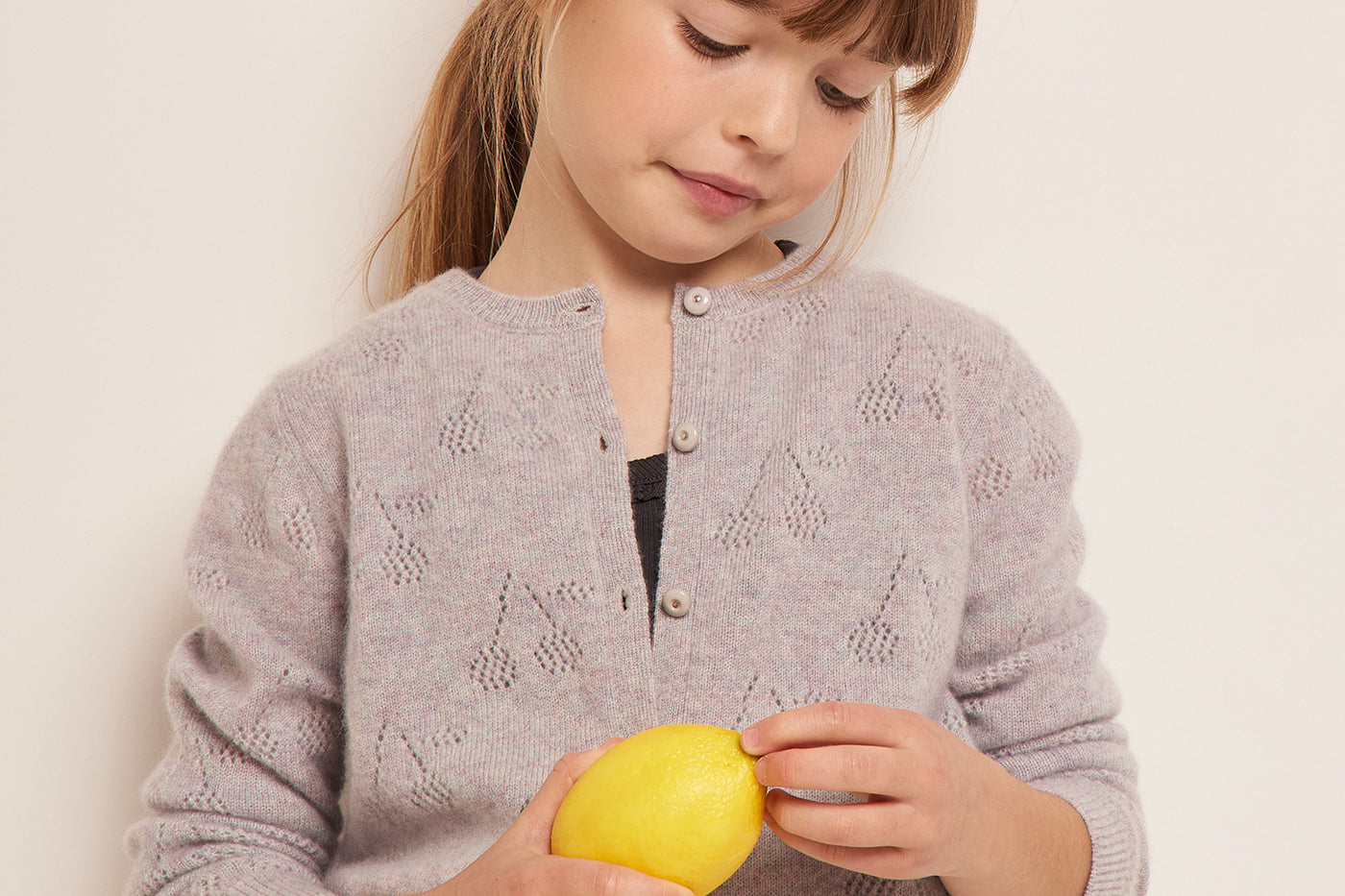 CARDIGAN GRIGIO DA RAGAZZA ESTATE 2023