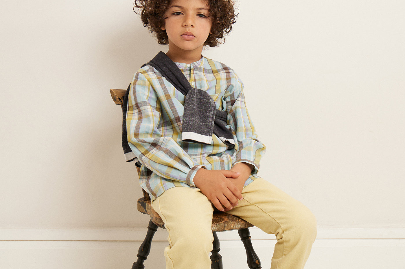 SUMMER 2023 BOY'S LOOK YELLOW PANT