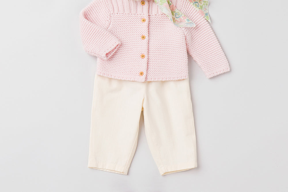 SUMMER 2023 BABY GIRL'S LOOK PATTERNED SCARF