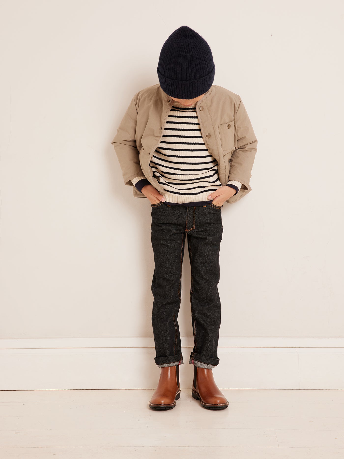 Invierno 2023 look marinero de niño