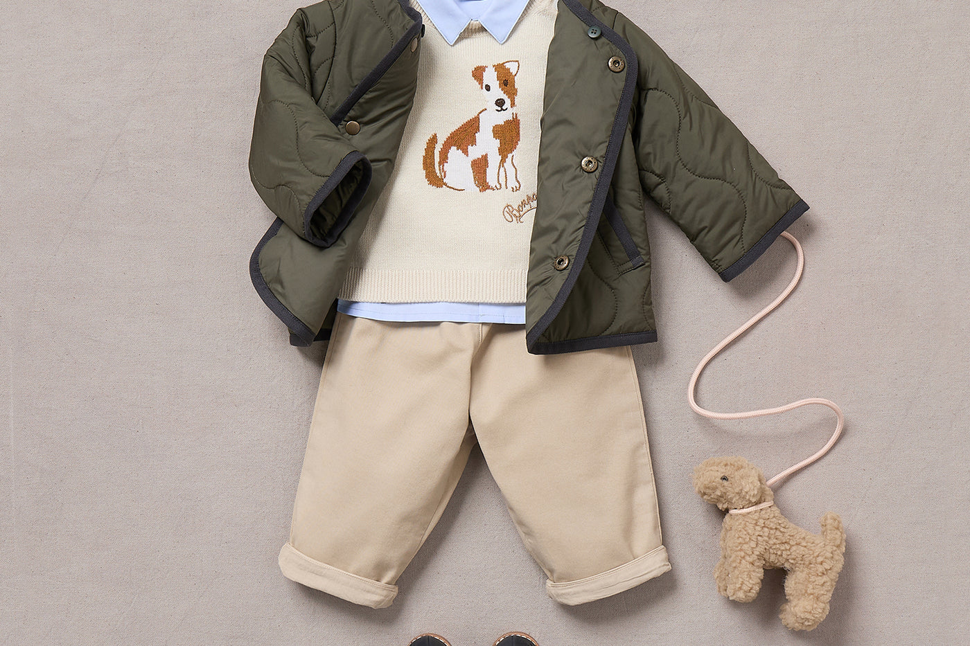 Look de bebé niño invierno 2024 - Perrito travieso