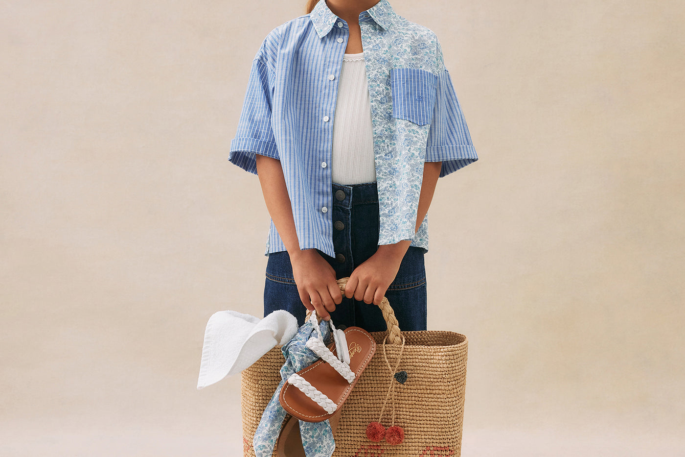 Look fille été 2025 Patchwork