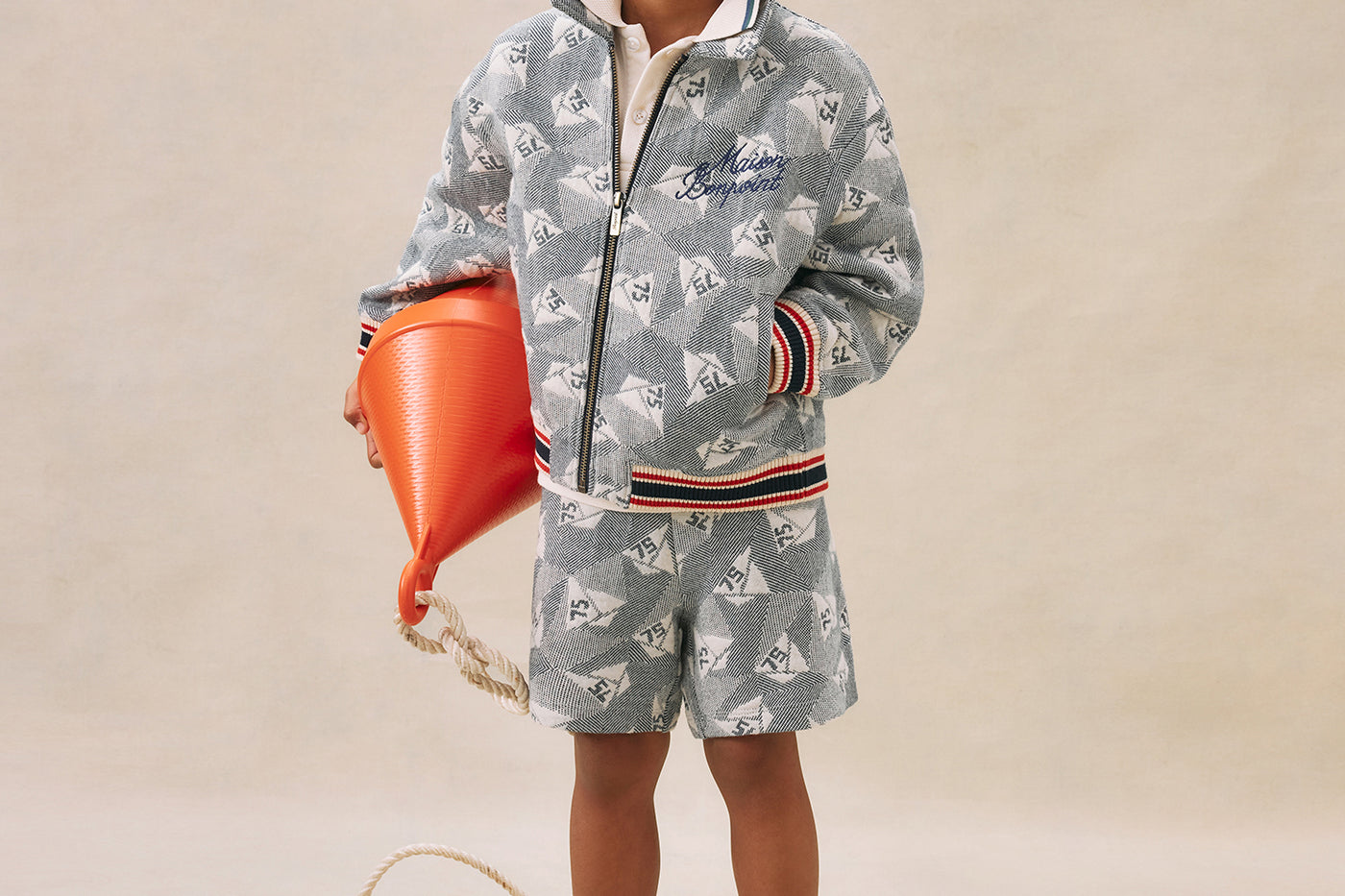 Jungen-Sommerlook 2025 Bedrucktes Set