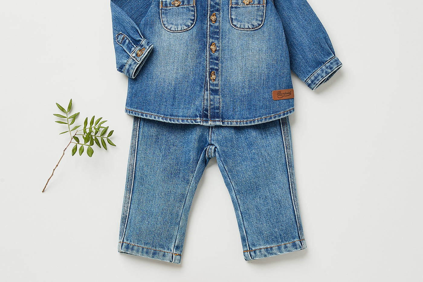 Baby boy winter 2023 denim look