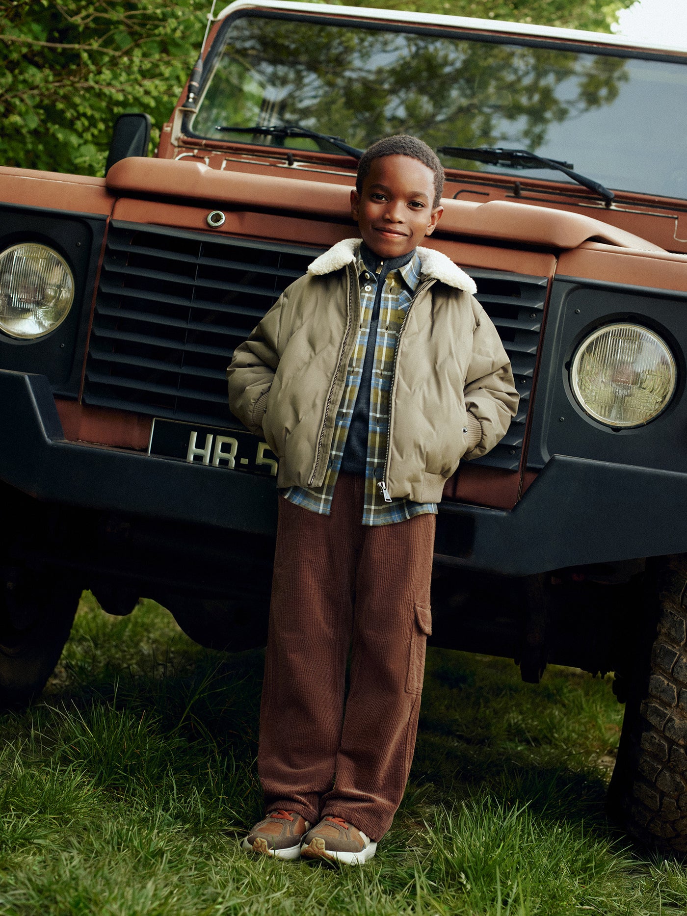 Jungen-Look Winter 2026 – Hemd mit Twill-Karo