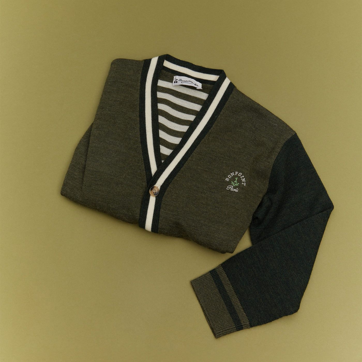 Cardigan Julian à col V en laine