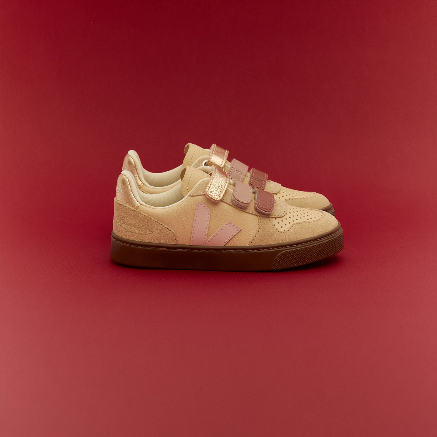 Bonpoint x Veja Baskets Bébé V10 en cuir