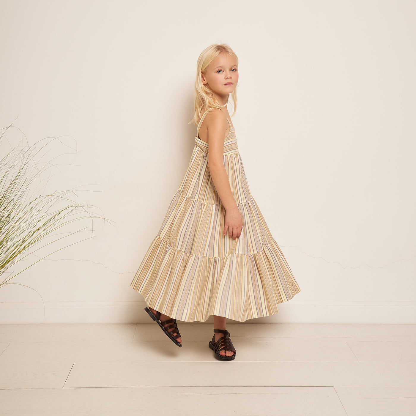 Bonpoint cruise collection long dress for girl 