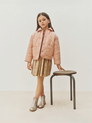 Molly Wendejacke mit Steppmuster und Kirschmotiv