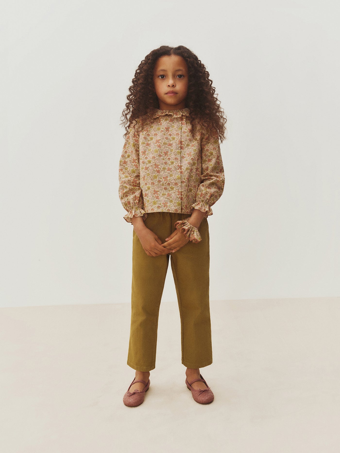 Pantalon July kaki en coton biologique