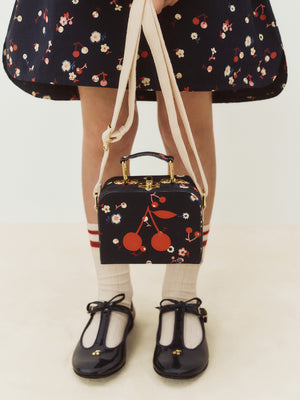 Sac valisette Aimane imprimé cerises