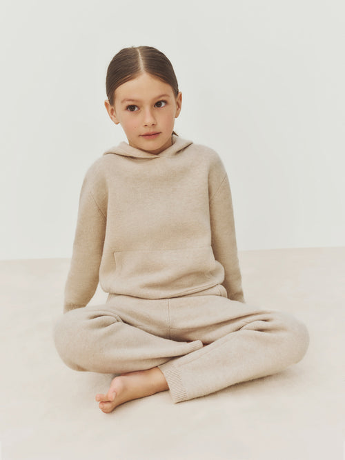 Pullover Janumahil beige aus Wolle und Kaschmir