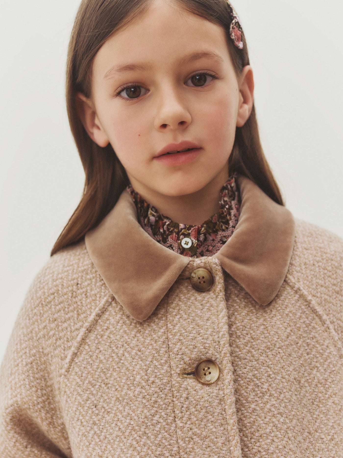 Manteau Jiba col velours et doublure ouatinée