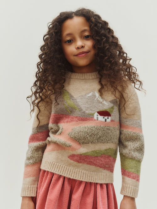 Pull Maram paysage montagne