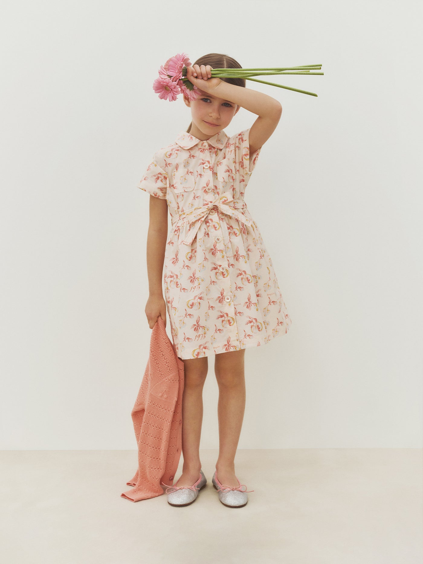 Mädchen-Look Pre-Fall 2026 - Blumen-Kleid Popeline