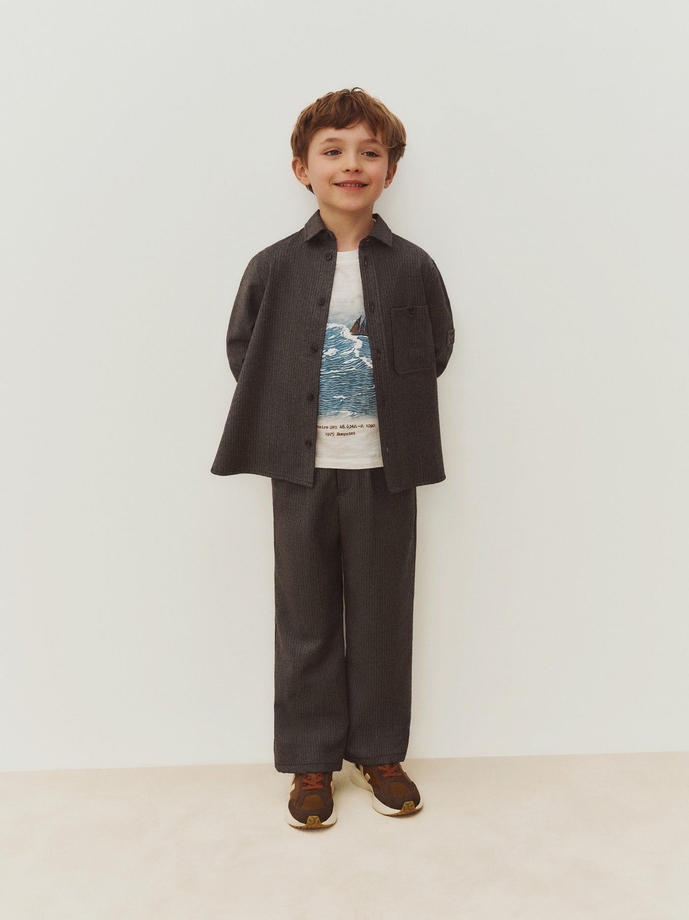 Jungen-Look Winter 2026 - Twill-Outfit