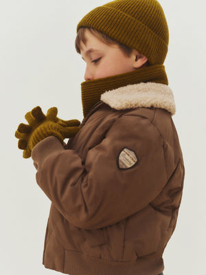 Mickson wasserabweisende Jacke mit abnehmbarem Sherpa-Kragen