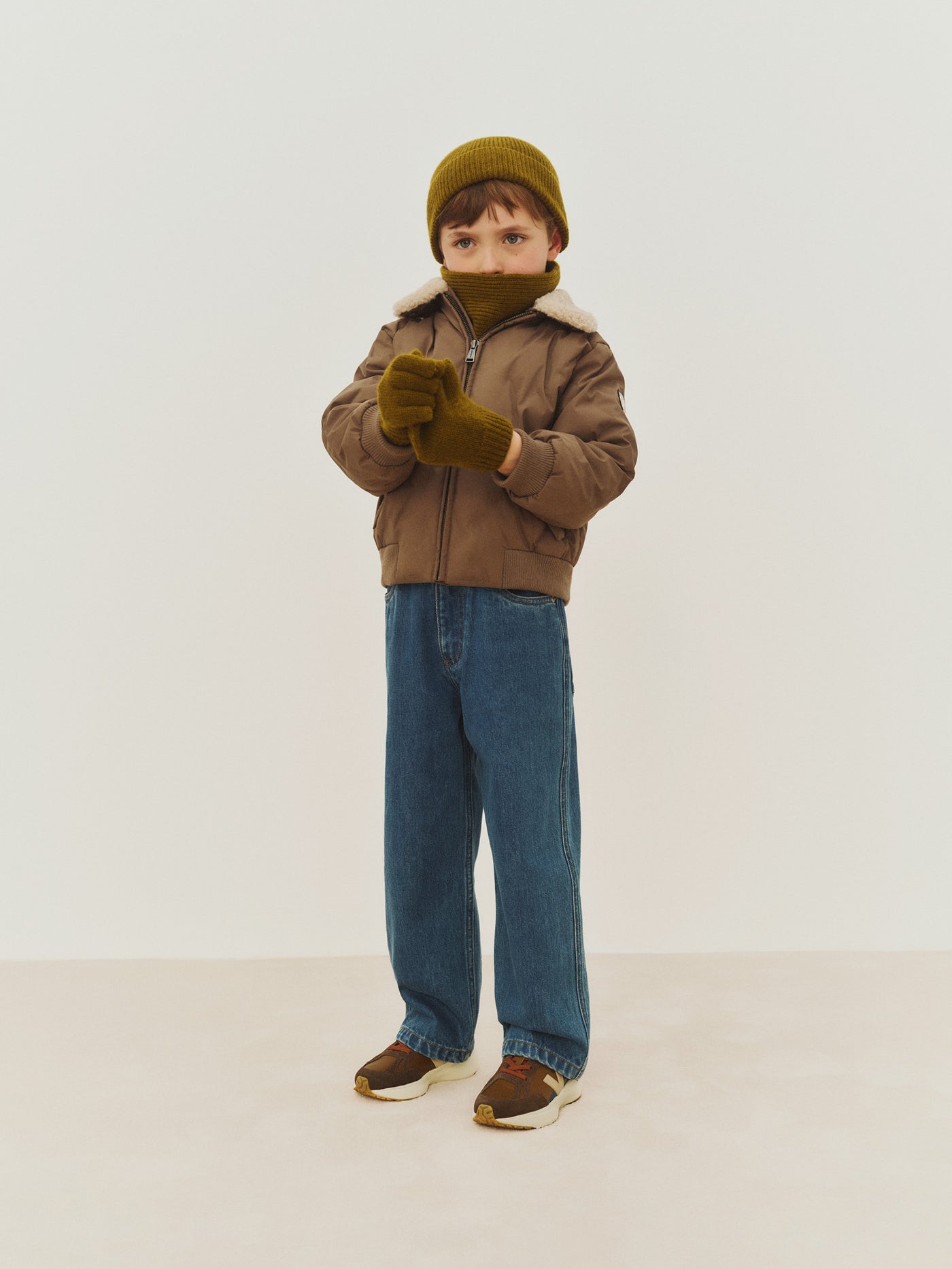Mickson water-repellent jacket with removable sherpa collar