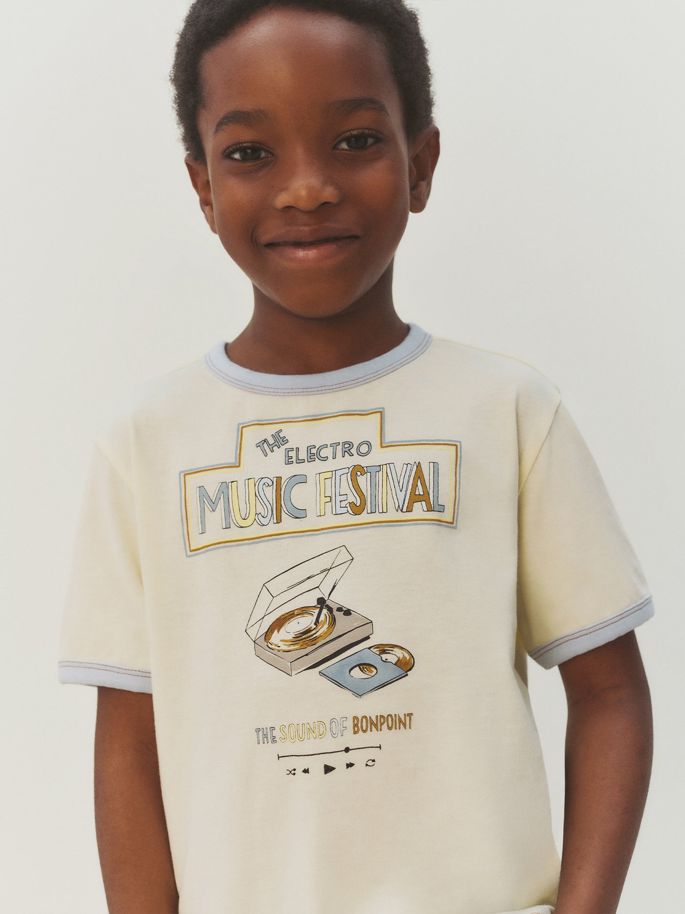 Maglietta Akiva con stampa in vinile in cotone biologico