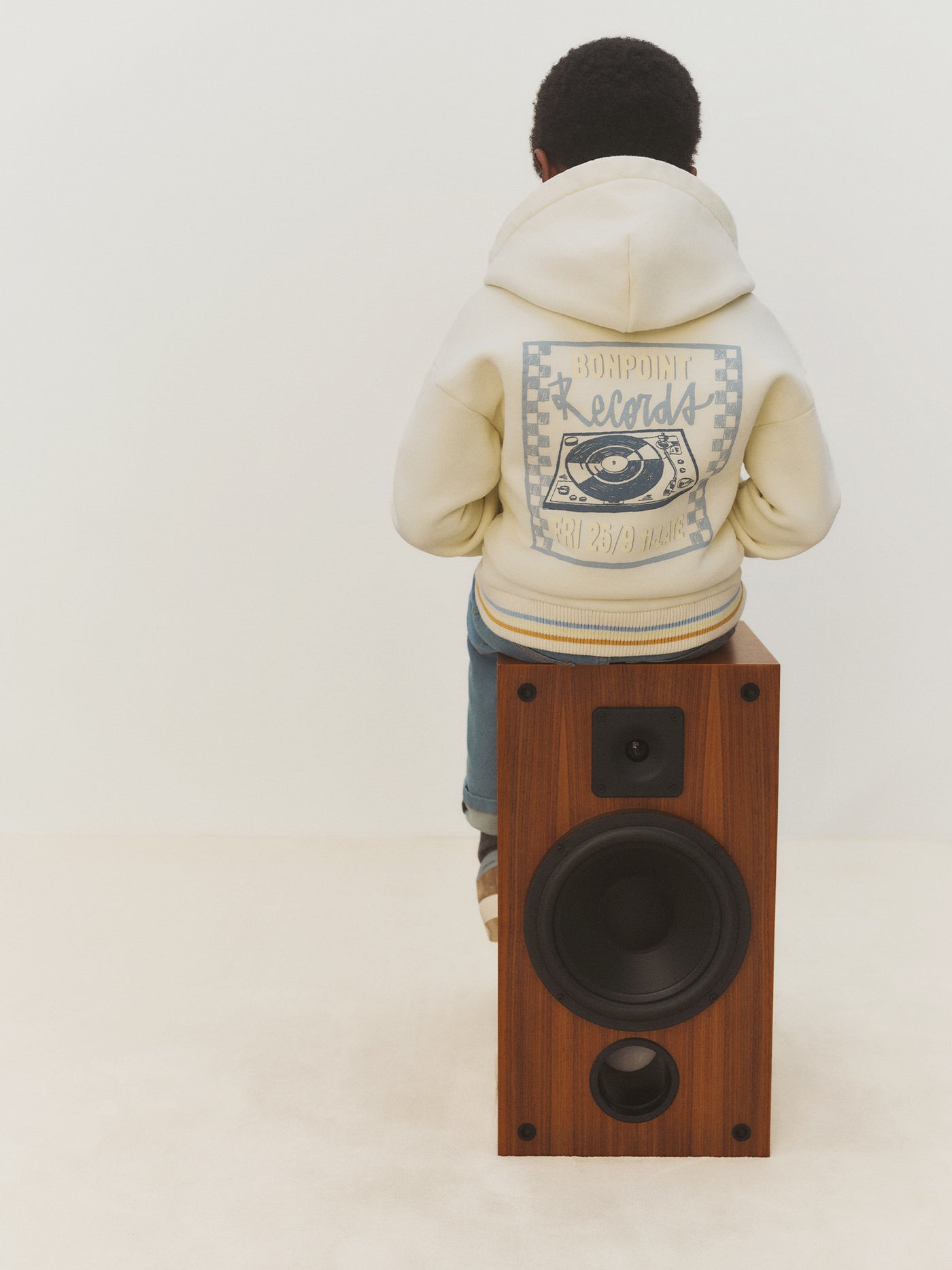 Elroy Hoodie aus ecrufarbener Bio-Baumwolle