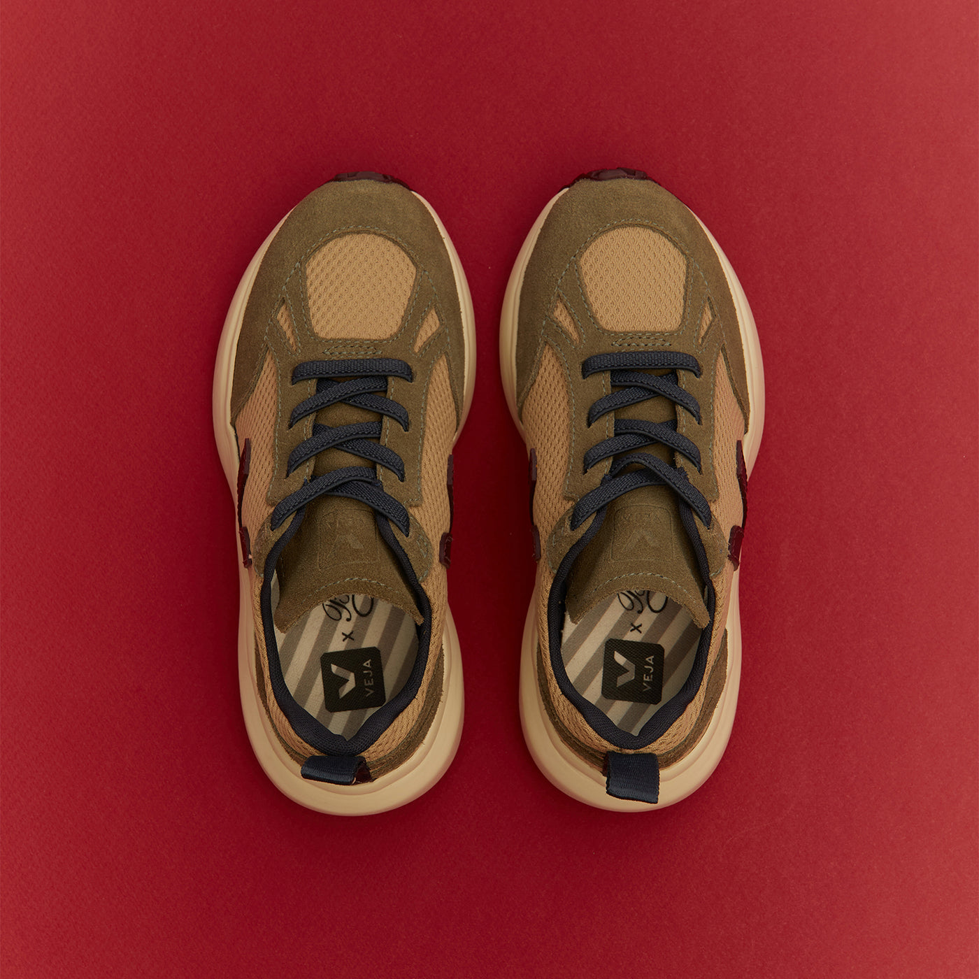 Bonpoint x Veja Baskets Enfant Canary en tissu