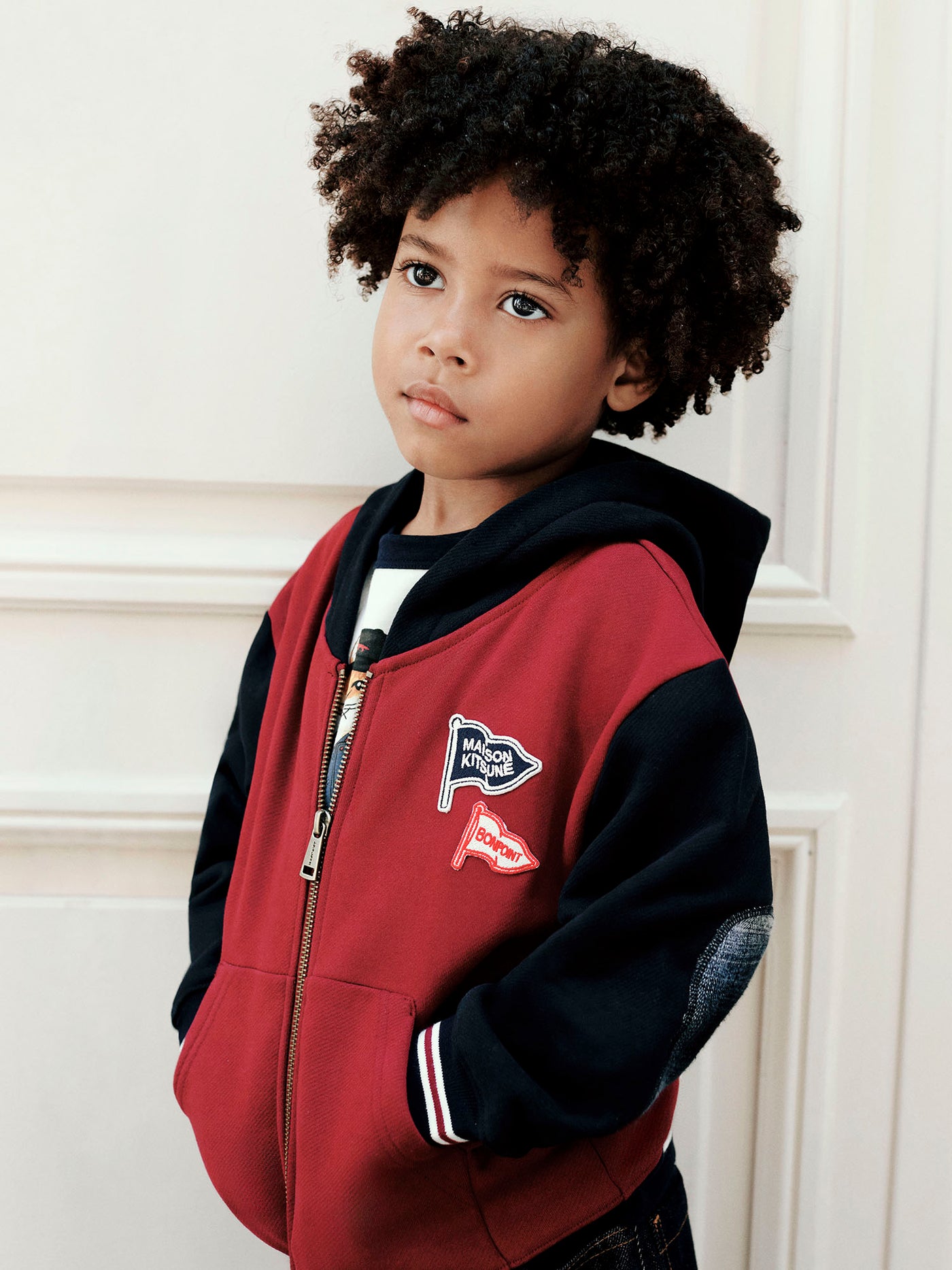 Jungen-Look Winter 2026 - Bonpoint x Maison Kitsuné