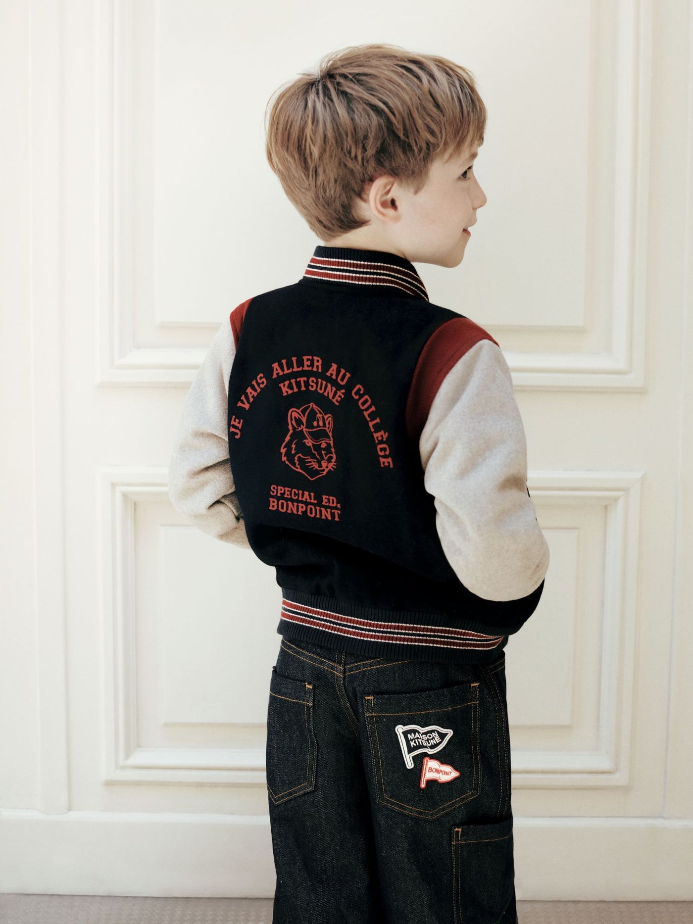 Bonpoint x Maison Kitsuné Teddyjacke Maverick wattiert