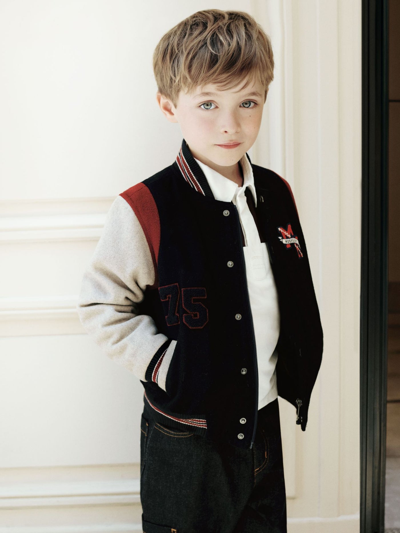 Bonpoint x Maison Kitsuné Teddyjacke Maverick wattiert