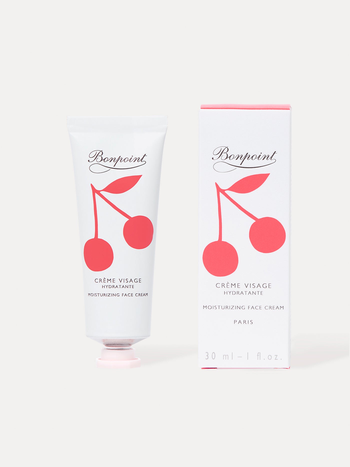 Crème visage hydratante tube rose fluo 30 ml