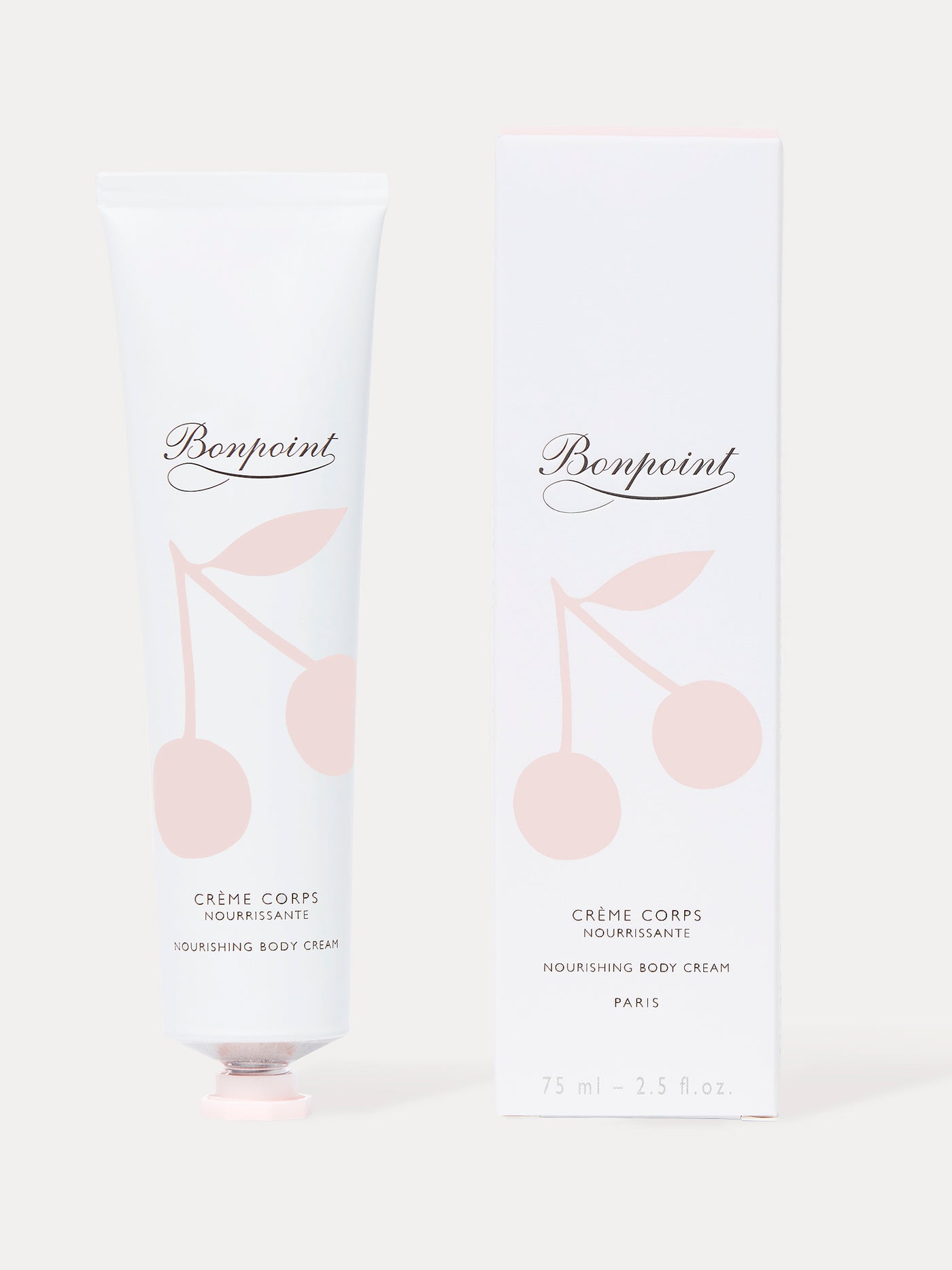 Crema corpo nutriente tubo rosa chiaro 75 ml