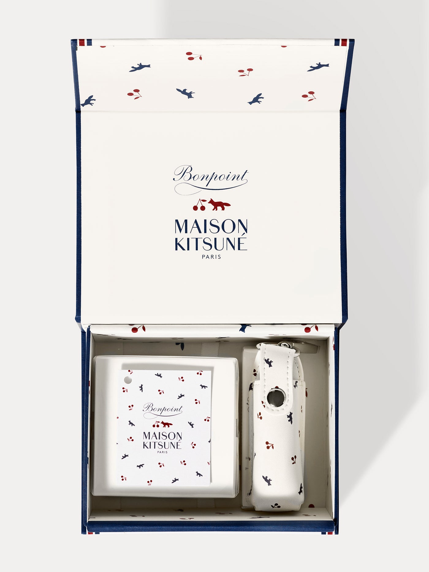 Bonpoint x Maison Kitsuné - Coffret Crème visage hydratante & Baume lèvres nourrissant 