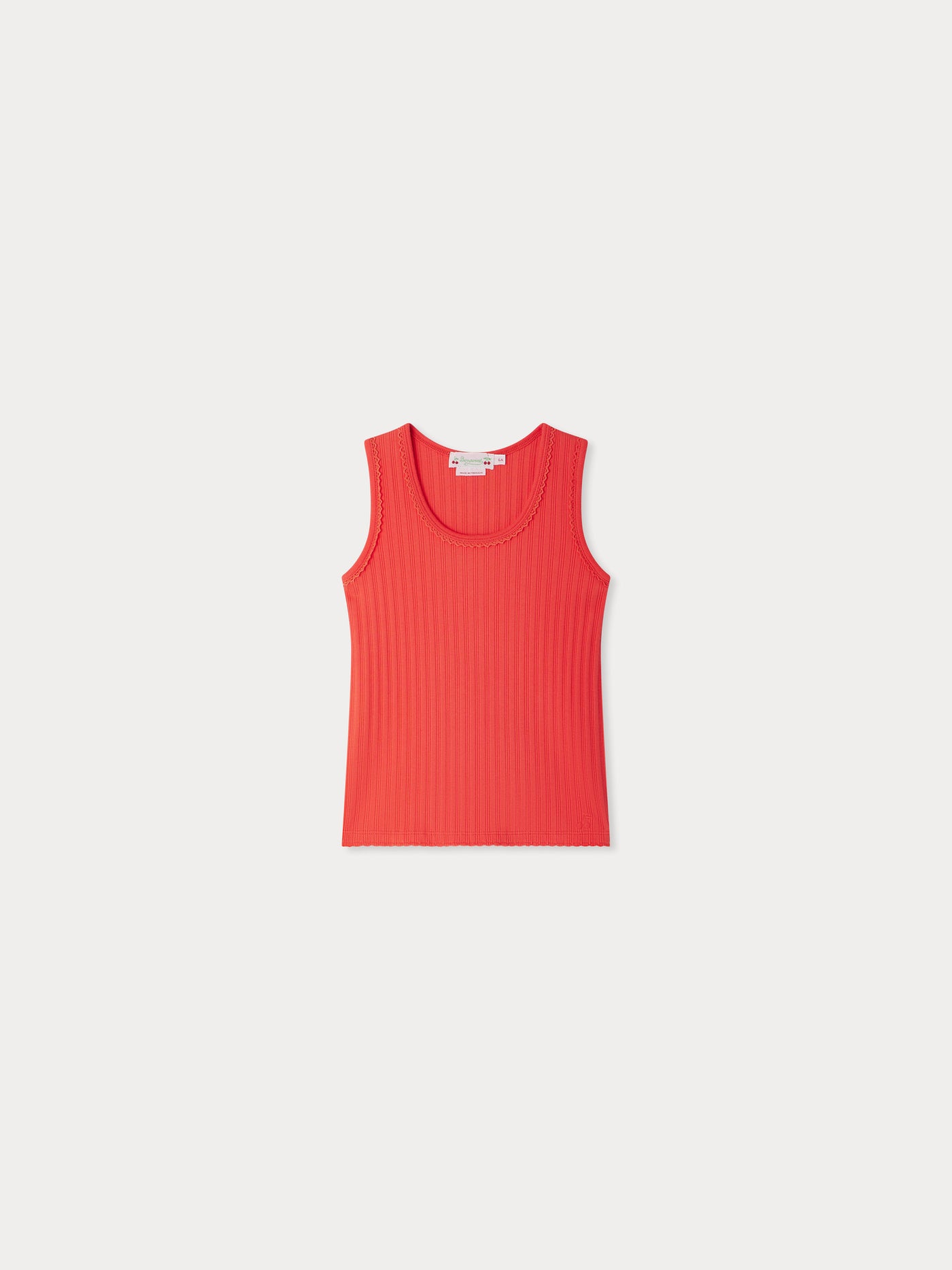 Edina Tanktop aus gerippter Spitze