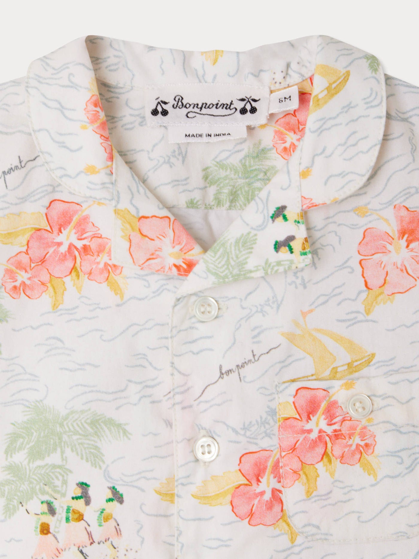 Chemise Gerald en popeline imprimée