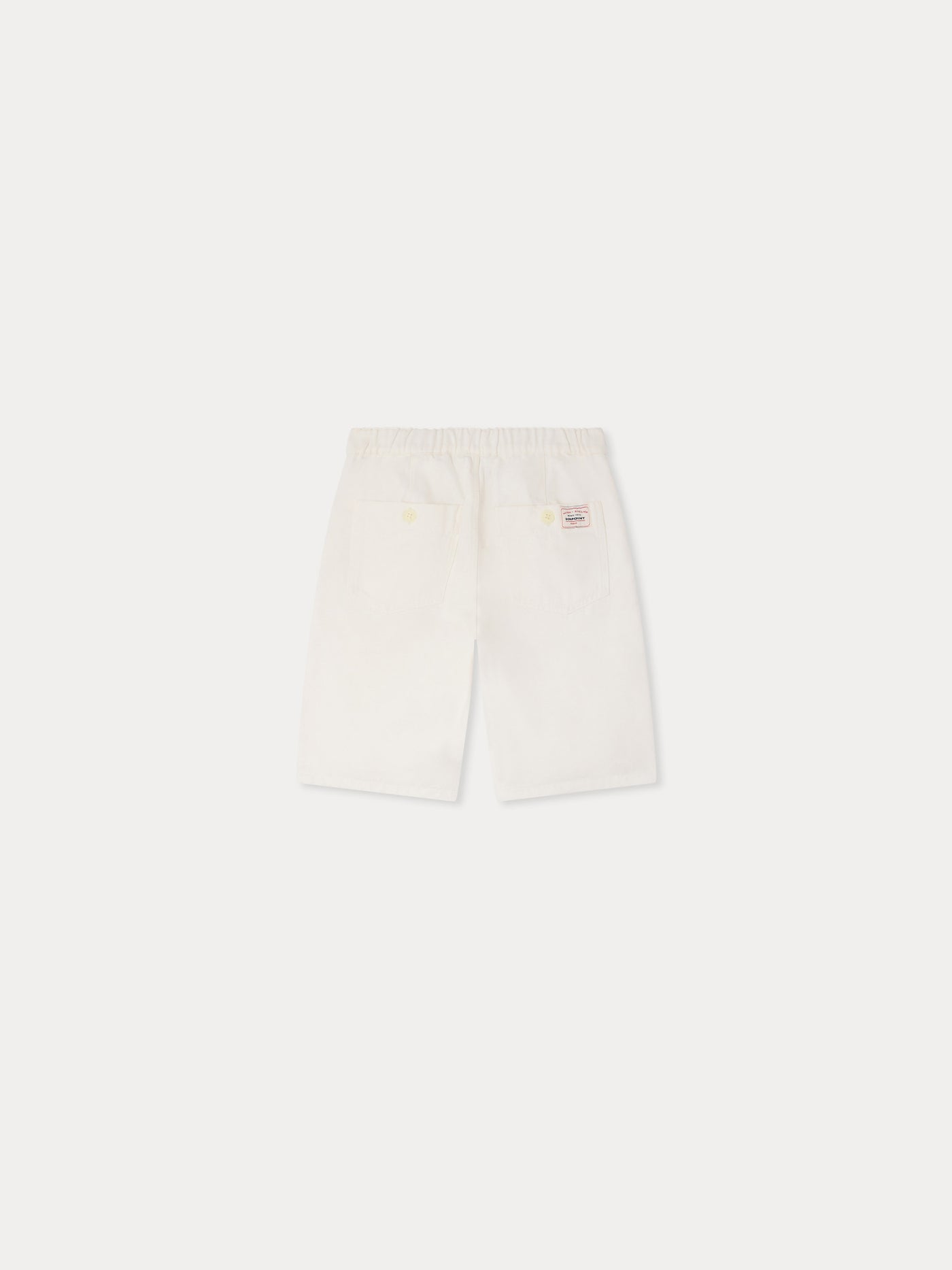 Ecrufarbene Shorts aus Bio-Baumwolle Elgar