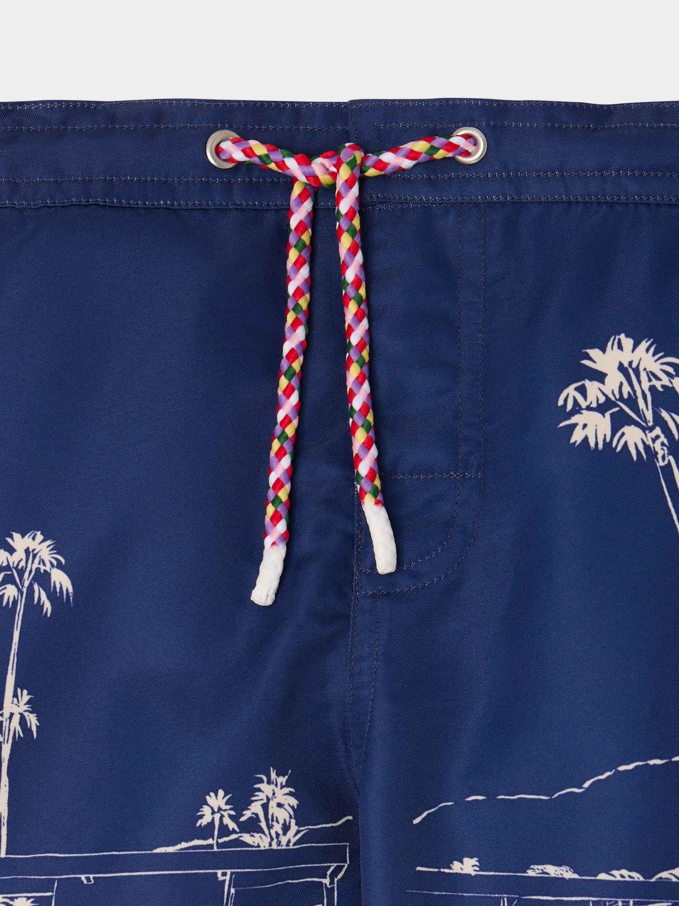Ariel Badeshorts mit Palm Spring Print
