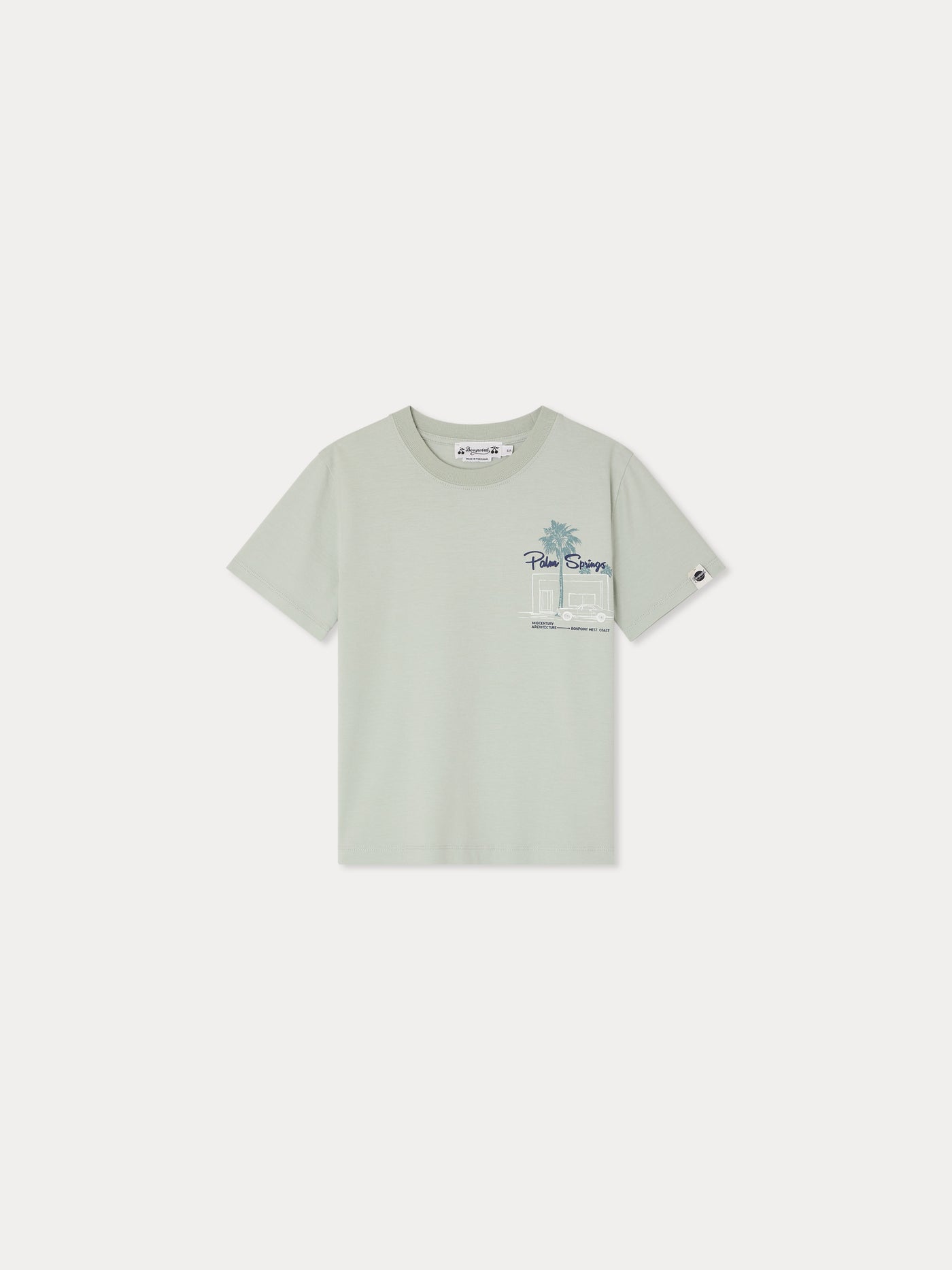 Bedrucktes T-Shirt aus Bio-Baumwolle von Landis Palm Springs