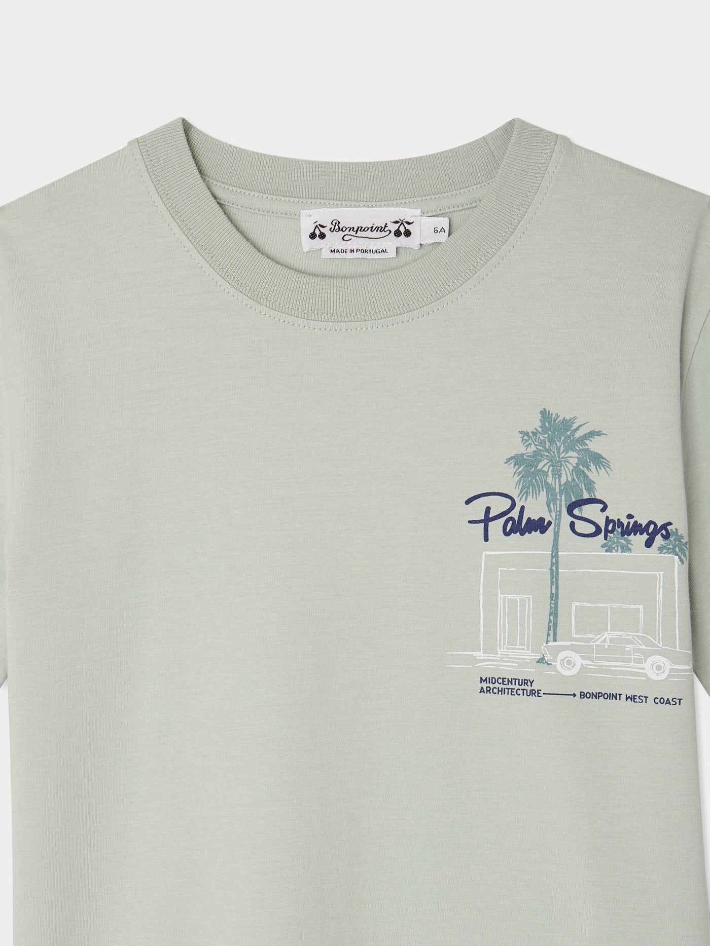Bedrucktes T-Shirt aus Bio-Baumwolle von Landis Palm Springs