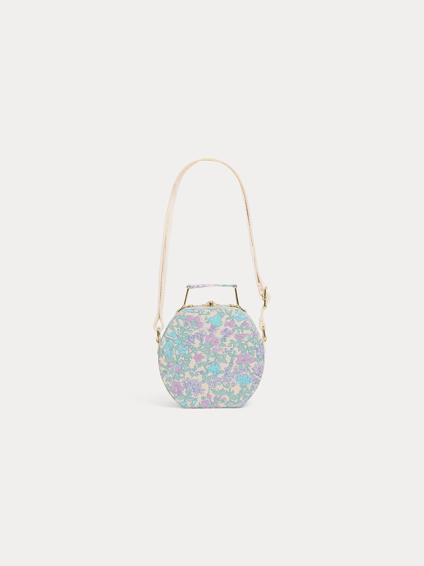 Sac Valisette Jadore en tissu Liberty avec imprimé cerise en coton biologique