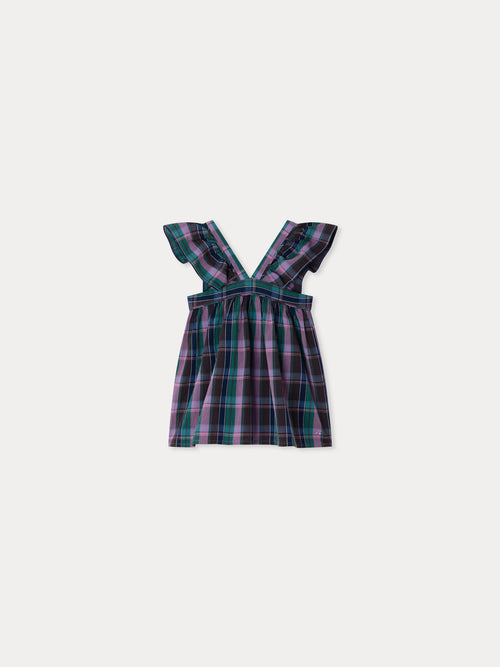 Blouse Elea en coton madras biologique