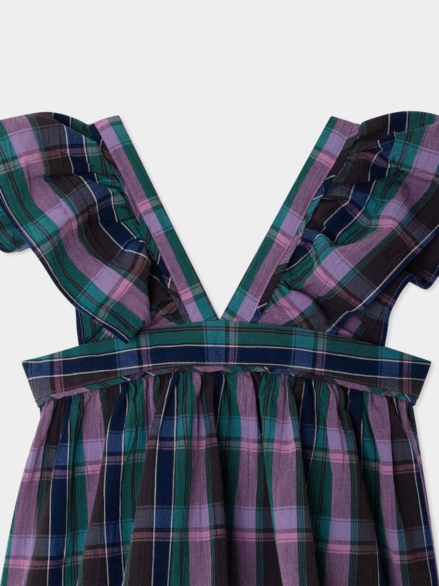 Blouse Elea en coton madras biologique