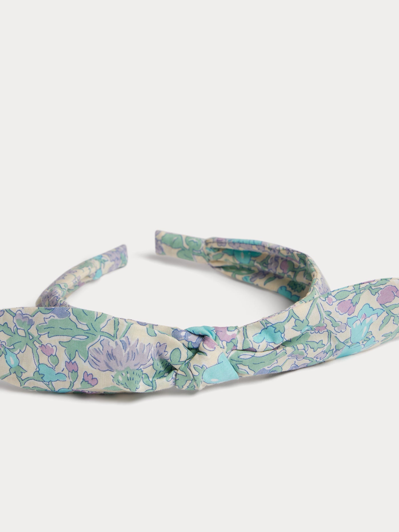 Cerchietto Lorette in tessuto Liberty in popeline di cotone biologico