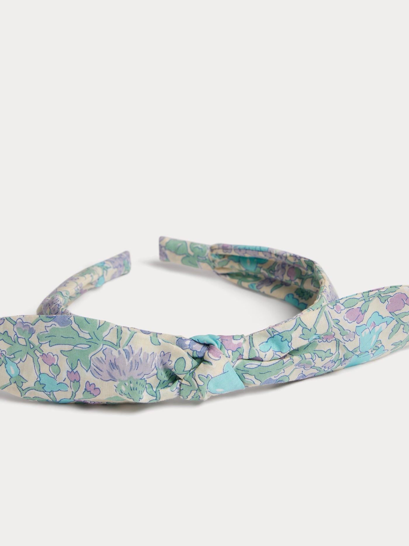 Cerchietto Lorette in tessuto Liberty in popeline di cotone biologico